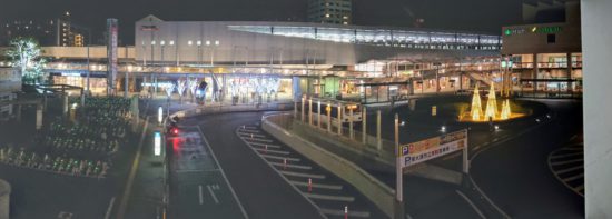 泉大津駅のイルミネーション