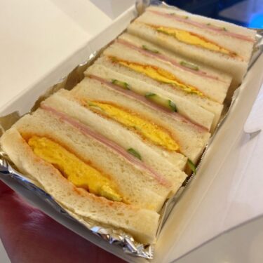 チェックのサンドイッチ🥪