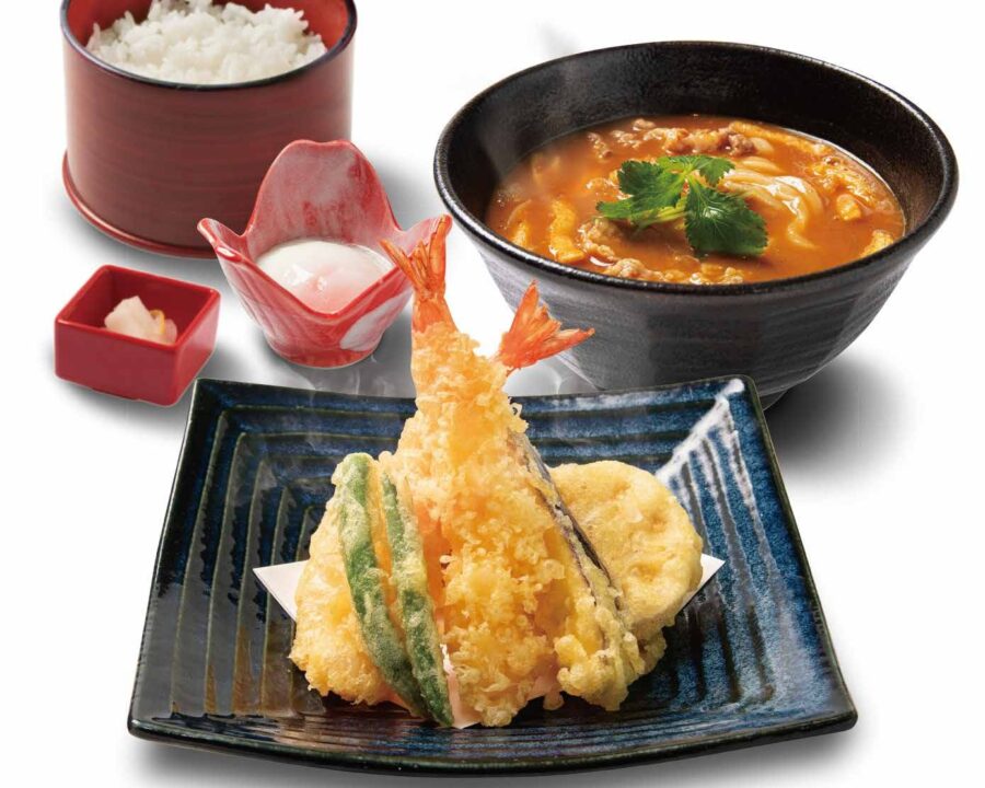 本家さぬきや泉大津店 ちいさなカレーうどんと天ぷら定食