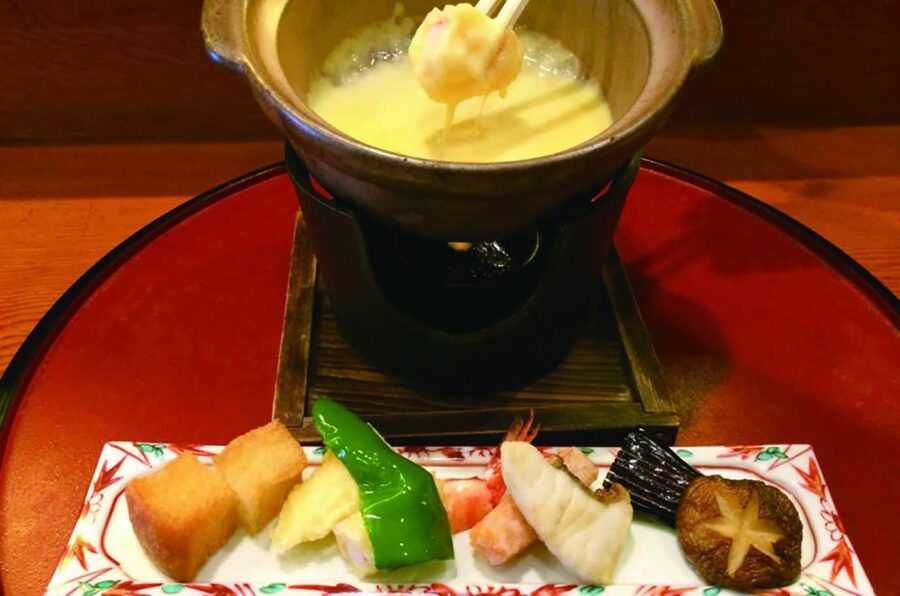 割烹 日菜 和風チーズフォンデュ